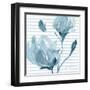 Blue Magnolias I-Lanie Loreth-Framed Art Print