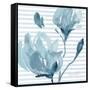 Blue Magnolias I-Lanie Loreth-Framed Stretched Canvas