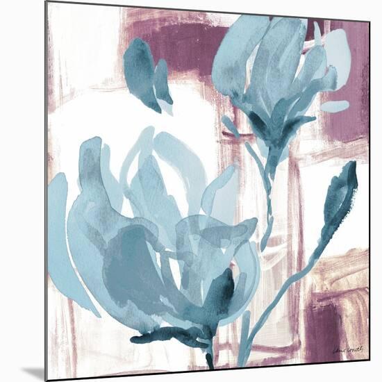 Blue Magnolias I-Lanie Loreth-Mounted Art Print