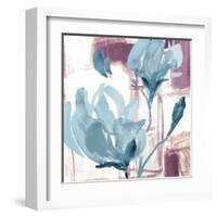 Blue Magnolias I-Lanie Loreth-Framed Art Print