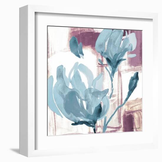 Blue Magnolias I-Lanie Loreth-Framed Art Print