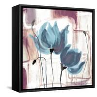 Blue Magnolias II-Lanie Loreth-Framed Stretched Canvas