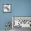 Blue Magnolias II-Lanie Loreth-Framed Stretched Canvas displayed on a wall