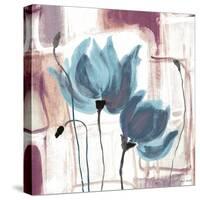 Blue Magnolias II-Lanie Loreth-Stretched Canvas