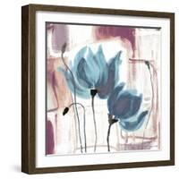 Blue Magnolias II-Lanie Loreth-Framed Art Print