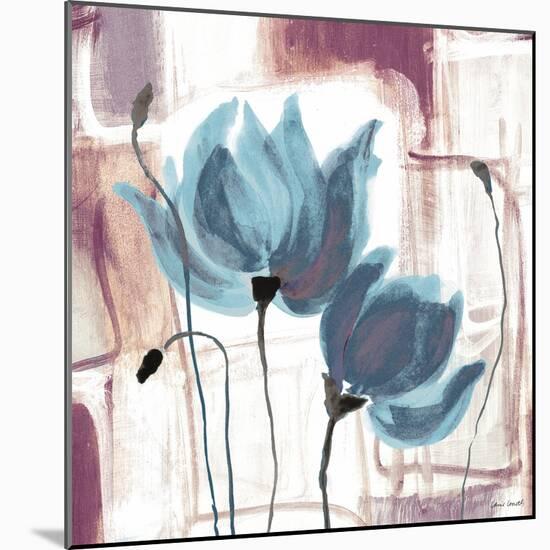 Blue Magnolias II-Lanie Loreth-Mounted Art Print