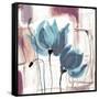 Blue Magnolias II-Lanie Loreth-Framed Stretched Canvas