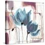 Blue Magnolias II-Lanie Loreth-Stretched Canvas