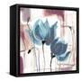 Blue Magnolias II-Lanie Loreth-Framed Stretched Canvas