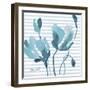 Blue Magnolias II-Lanie Loreth-Framed Art Print