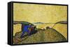 Blue Man with Tipper, 1911-Wilhelm Morgner-Framed Stretched Canvas