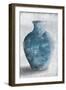 Blue Mandala Smoke-OnRei-Framed Art Print