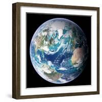 Blue Marble Image of Earth (2005)-null-Framed Premium Photographic Print