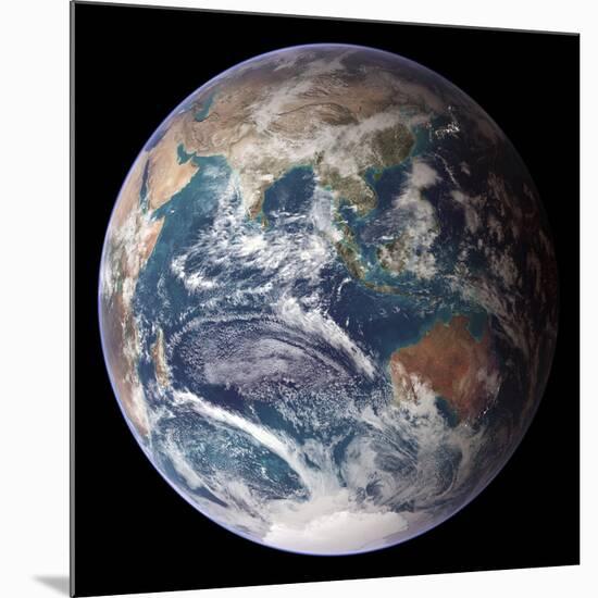 Blue Marble Image of Earth (2005)-null-Mounted Photographic Print