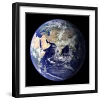 Blue Marble Image of Earth (2010)-null-Framed Premium Photographic Print