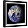 Blue Marble Image of Earth (2010)-null-Framed Photographic Print