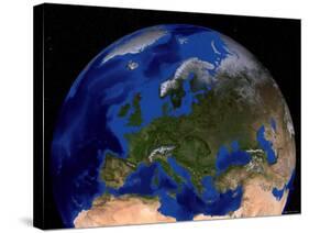 Blue Marble Next Generation Seasonal Landcover-Stocktrek Images-Stretched Canvas