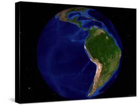 Blue Marble Next Generation Seasonal Landcover-Stocktrek Images-Stretched Canvas