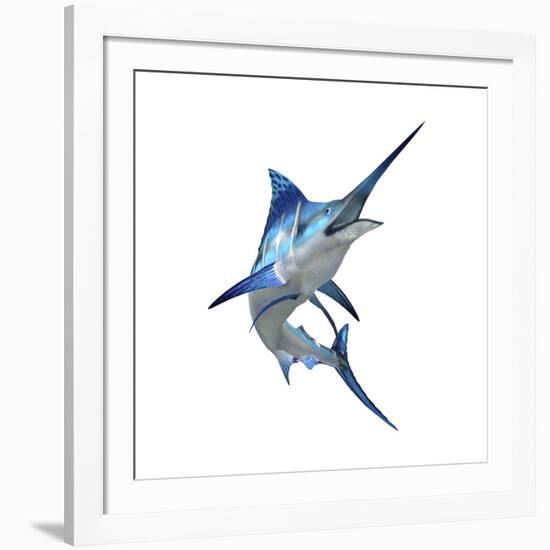 Blue Marli-null-Framed Art Print