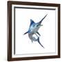 Blue Marli-null-Framed Art Print