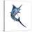 Blue Marlin-null-Stretched Canvas