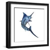 Blue Marlin-null-Framed Art Print