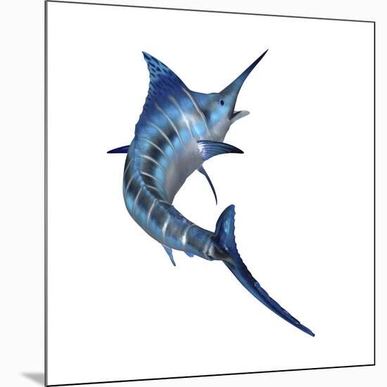 Blue Marlin-null-Mounted Art Print