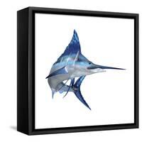 Blue Marlin-null-Framed Stretched Canvas