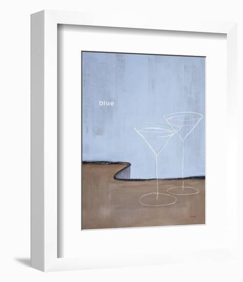 Blue Martini-Mark Pulliam-Framed Giclee Print