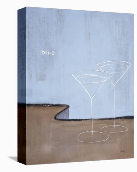 Blue Martini-Mark Pulliam-Stretched Canvas