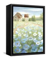 Blue Meadow-Megan Meagher-Framed Stretched Canvas