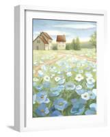 Blue Meadow-Megan Meagher-Framed Art Print