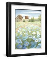 Blue Meadow-Megan Meagher-Framed Art Print