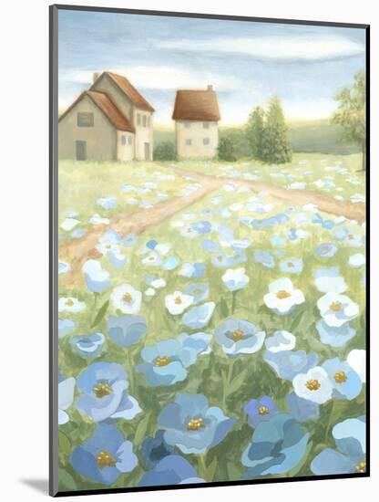 Blue Meadow-Megan Meagher-Mounted Art Print