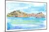 Blue Mediterranean Island Dreams Elba Italy Portoferraio-M. Bleichner-Mounted Art Print