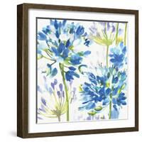 Blue Medley III-Hugo Wild-Framed Art Print