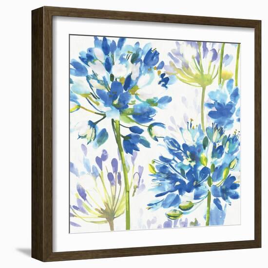 Blue Medley III-Hugo Wild-Framed Art Print