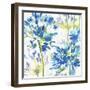 Blue Medley III-Hugo Wild-Framed Art Print