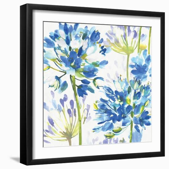 Blue Medley III-Hugo Wild-Framed Art Print