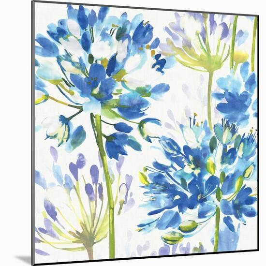 Blue Medley III-Hugo Wild-Mounted Art Print