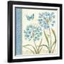 Blue Melody III-Daphne Brissonnet-Framed Art Print