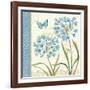 Blue Melody III-Daphne Brissonnet-Framed Art Print