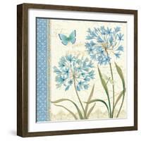 Blue Melody III-Daphne Brissonnet-Framed Premium Giclee Print