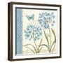 Blue Melody III-Daphne Brissonnet-Framed Premium Giclee Print