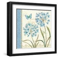 Blue Melody III-Daphne Brissonnet-Framed Art Print