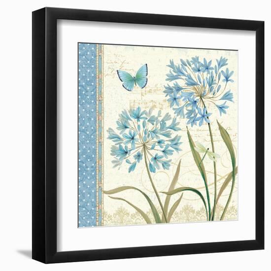 Blue Melody III-Daphne Brissonnet-Framed Art Print