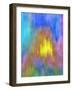 Blue Meltdown-Ruth Palmer-Framed Art Print