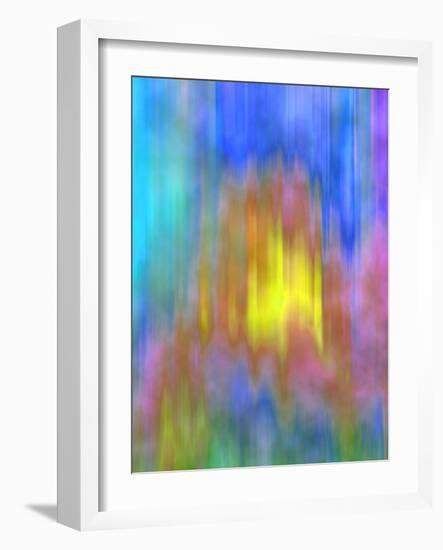 Blue Meltdown-Ruth Palmer-Framed Art Print