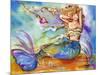 Blue Mermaid-sylvia pimental-Mounted Art Print