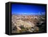 Blue Mesa Overlook, Petrified Forest National Park, Arizona, USA-Bernard Friel-Framed Stretched Canvas